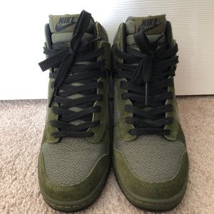 Nike Dunk Sky Hi Wedge Sneakers / size 6.5